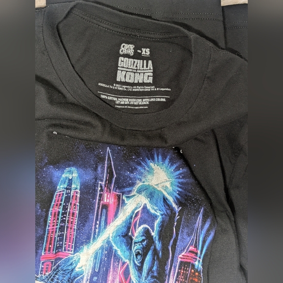 🖤Black Godzilla vs. Kong Graphic T-Shirt - Picture 6 of 6